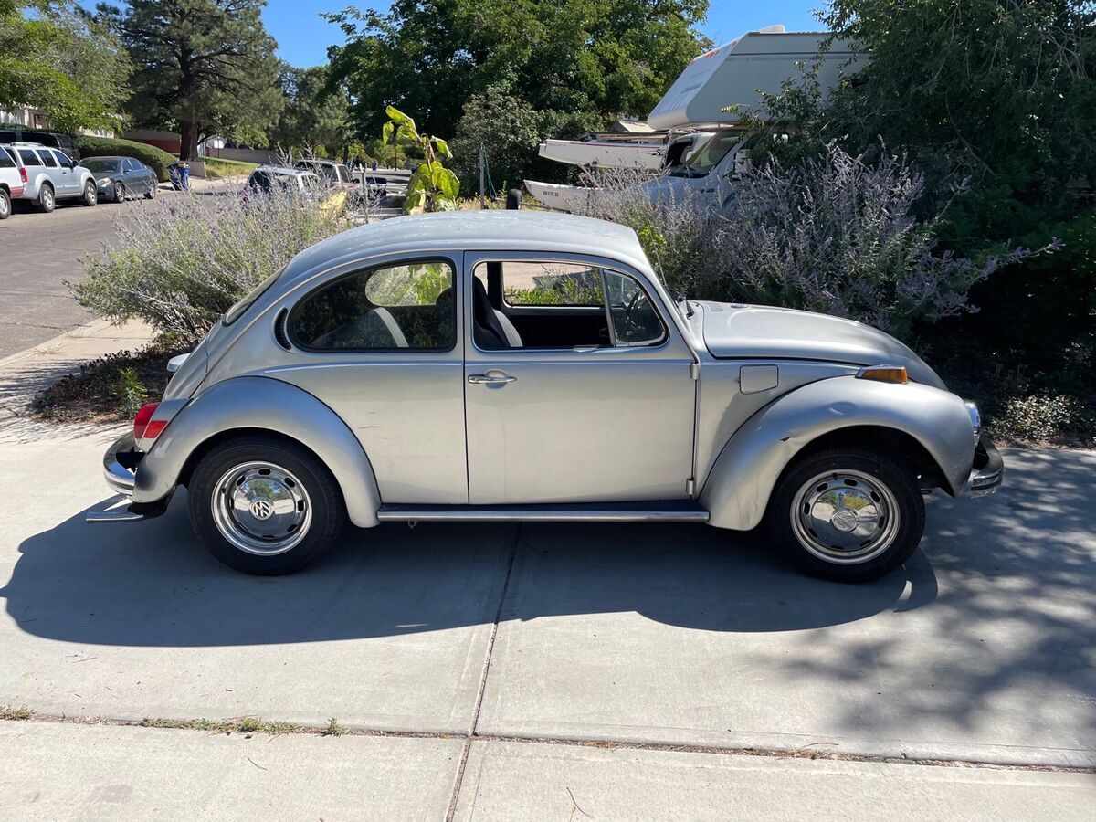 1971 volkswagen super beetle coupe blue rwd manual