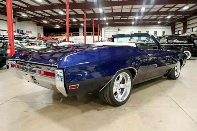 1972 buick gran sport tribute 1366 miles pacific blue convertible 455ci v8 (565h