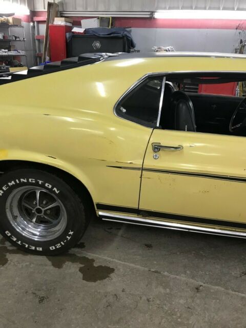 1969 ford mustang boss 302 yellow 3.91 rearend 4 speed survivor car!