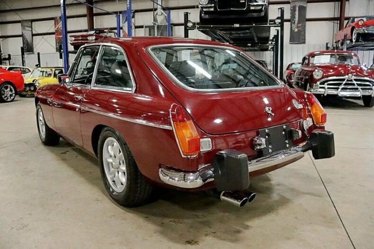 1974 mg bgt 15531 miles burgundy coupe 4-cylinder 4-speed manual