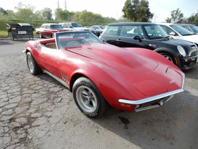 1968 chevrolet corvette base convertible 2-door 7.0l