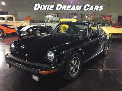 77 porsche 911s air-cooled 2.7 bosch fi 5 speed leather seats 911 nice !