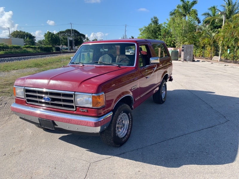 1991 ford bronco silver anniversary 106,522 miles red 5.0l v8 ohv 16v automatic