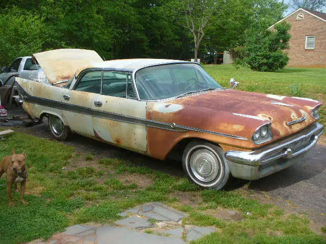 1958 desoto fireflite sportsman restore or parts car barn find
