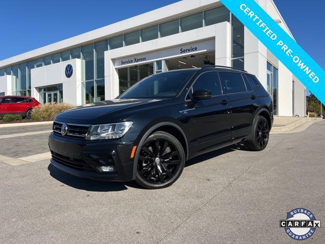 2021 volkswagen tiguan 2.0t se r-line black