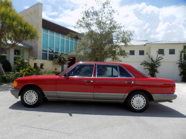 1986 mercedes 500 sel euro spec car with only 53 k miles showroom new rare color