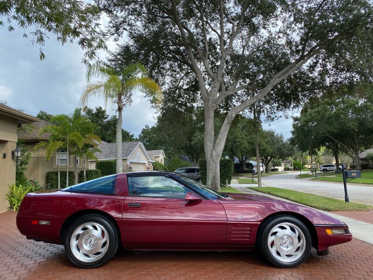 93 chev corvette 40th anniversary automatic all original fl owner pristine mint!