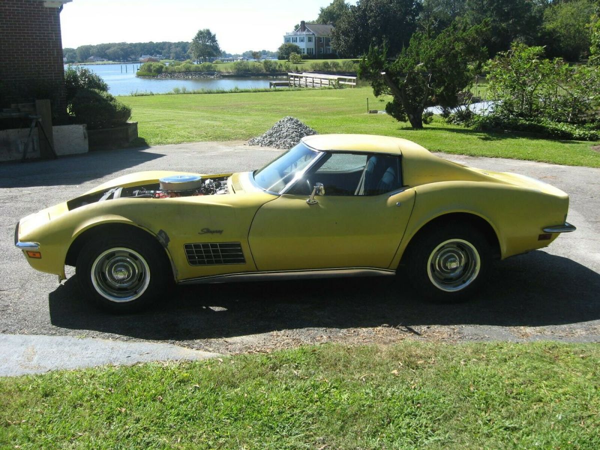 1970 chevrolet corvette coupe, 454cid, 4 speed