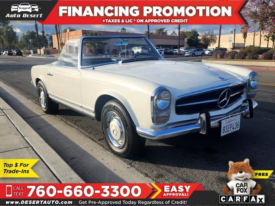 mercedes-benz sl 230 white with 40,668 miles, for sale!
