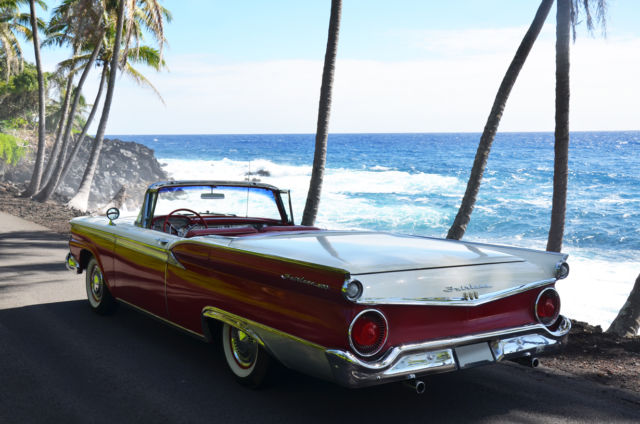 amazing 1959 ford fairlane 500 skyliner retractable hardtop low reserve!!