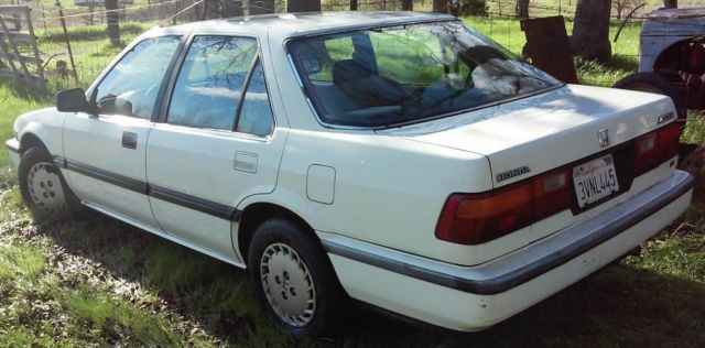 1988 honda accord lx 4-door sedan sharp car non op status needs head gasket