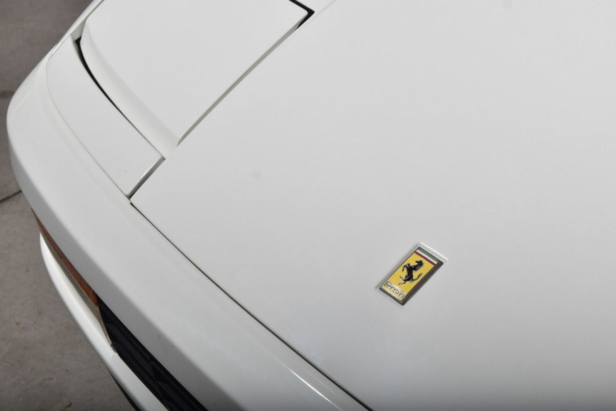 1990 ferrari testarossa 21960 miles white manual