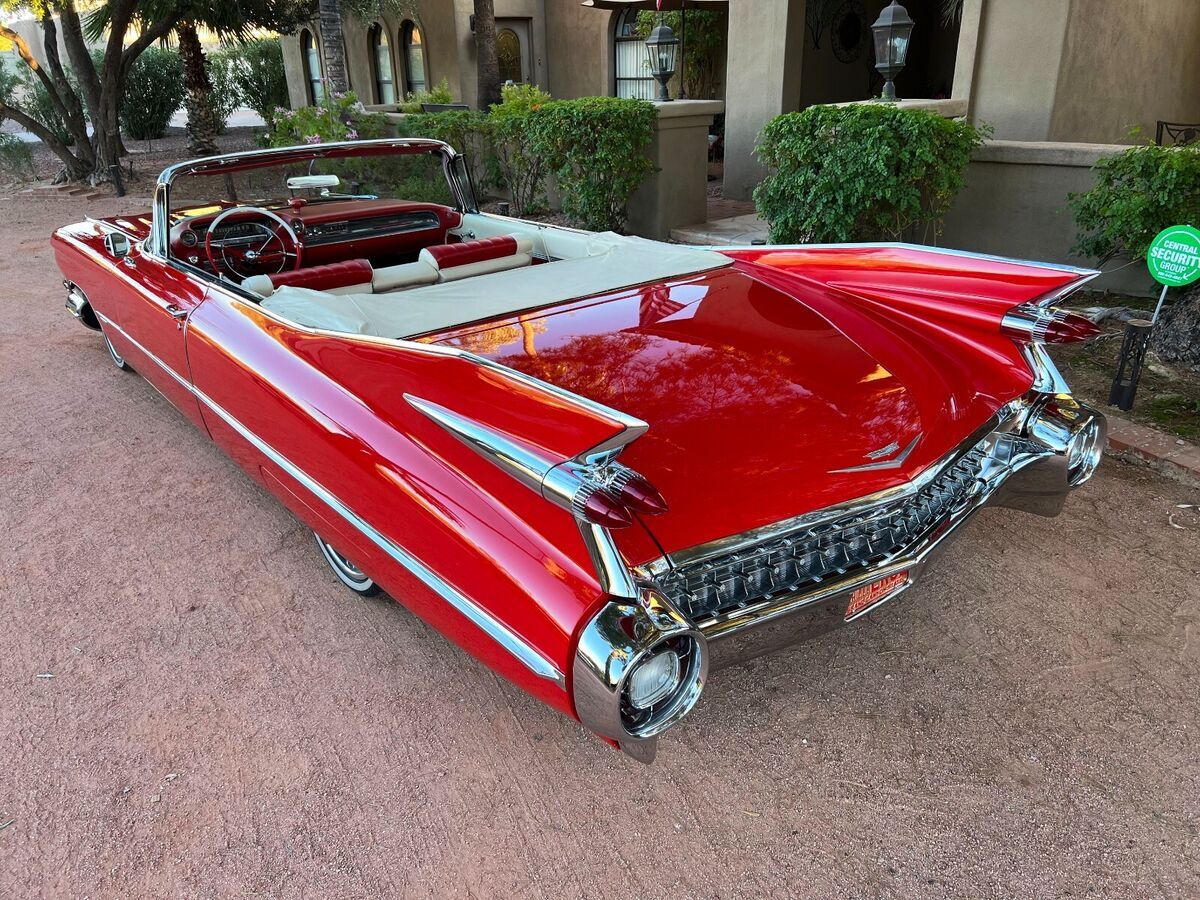 1959 cadillac series 62 convertible - fully restored show car - air ride - wow!