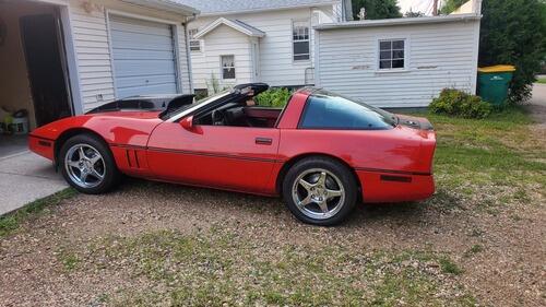 for sale: 1985 corvette, very fun and fast car, some of these items i had done