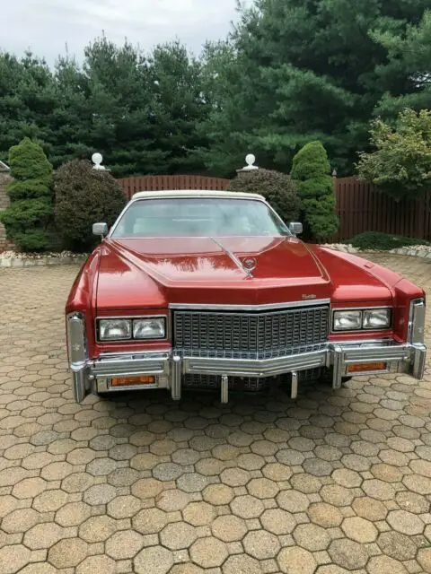 1976 cadillac eldorado convertible "25" original miles!