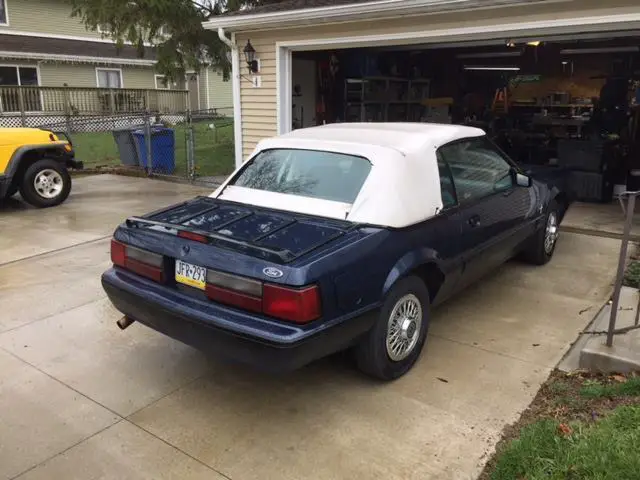 1987 mustang lx convertible new everything! look 2000 miles on motor and trans