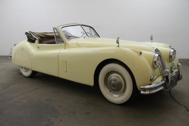 57 jaguar xk140 drop head coupe matching numbers dual carburetors driver
