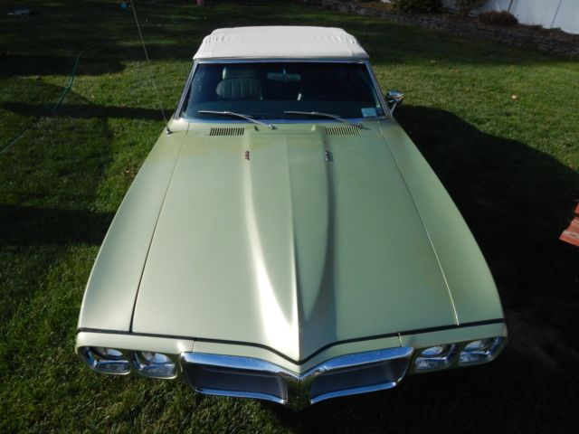 1969 pontiac firebird 350 ho convertible fully numbers matched rare bird