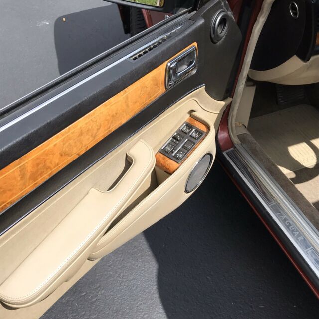 1989 jaguar vanden plas xj6. burgundy paint, 62k miles, new tires, great up keep