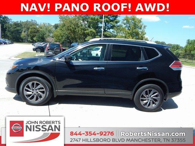used 2016 nissan rogue sl manchester, tn 37355 for sale in manchester, tennessee