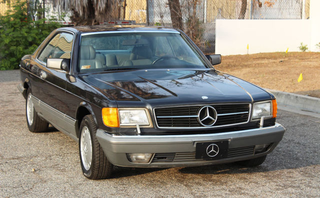 california original, 1988 mercedes benz 560 sec (126c) 141k orig miles,rust free