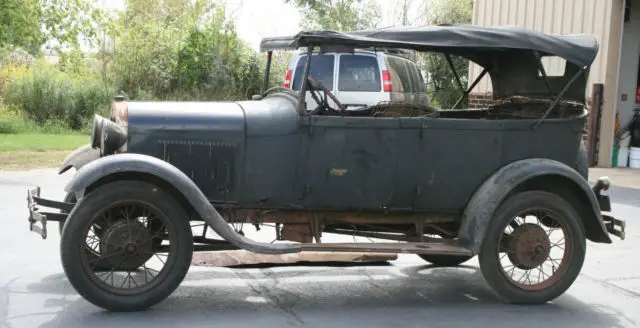 1928 ford model a phaeton project car parts-very rare-not running