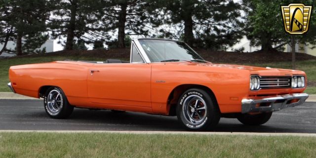 1969 plymouth satellite 23178 miles orange convertible 383 cid v8 automatic