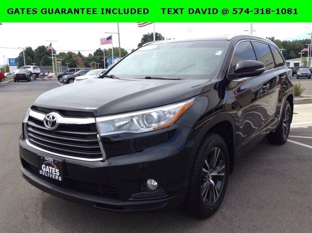 used 2016 toyota highlander xle v6 elkhart, in 46514 for sale in elkhart, indiana