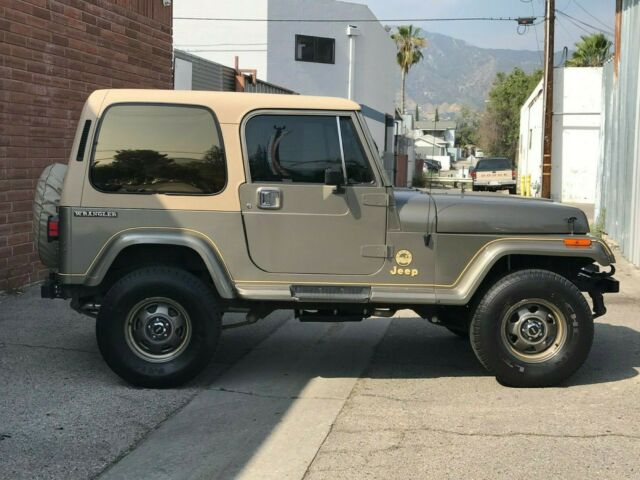 1989 jeep wrangler 4x4 sahara clean title carfax certified low miles