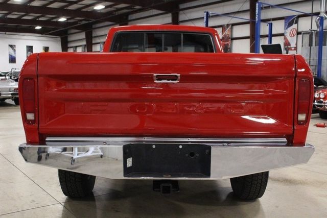 1978 ford f250 77881 miles red pickup truck 351 v8 manual