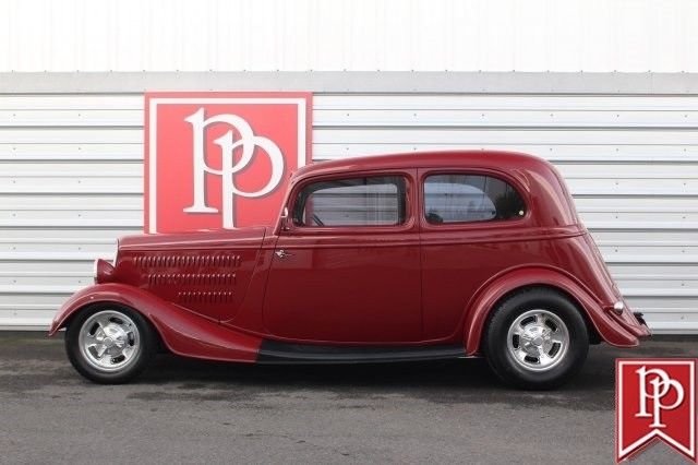 1934 ford custom deluxe victoria coupe 855 miles maroon