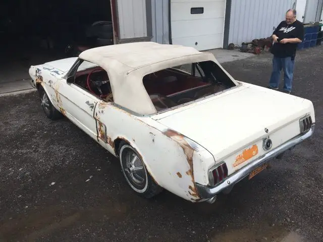 1965 ford mustang convertible c code barn find