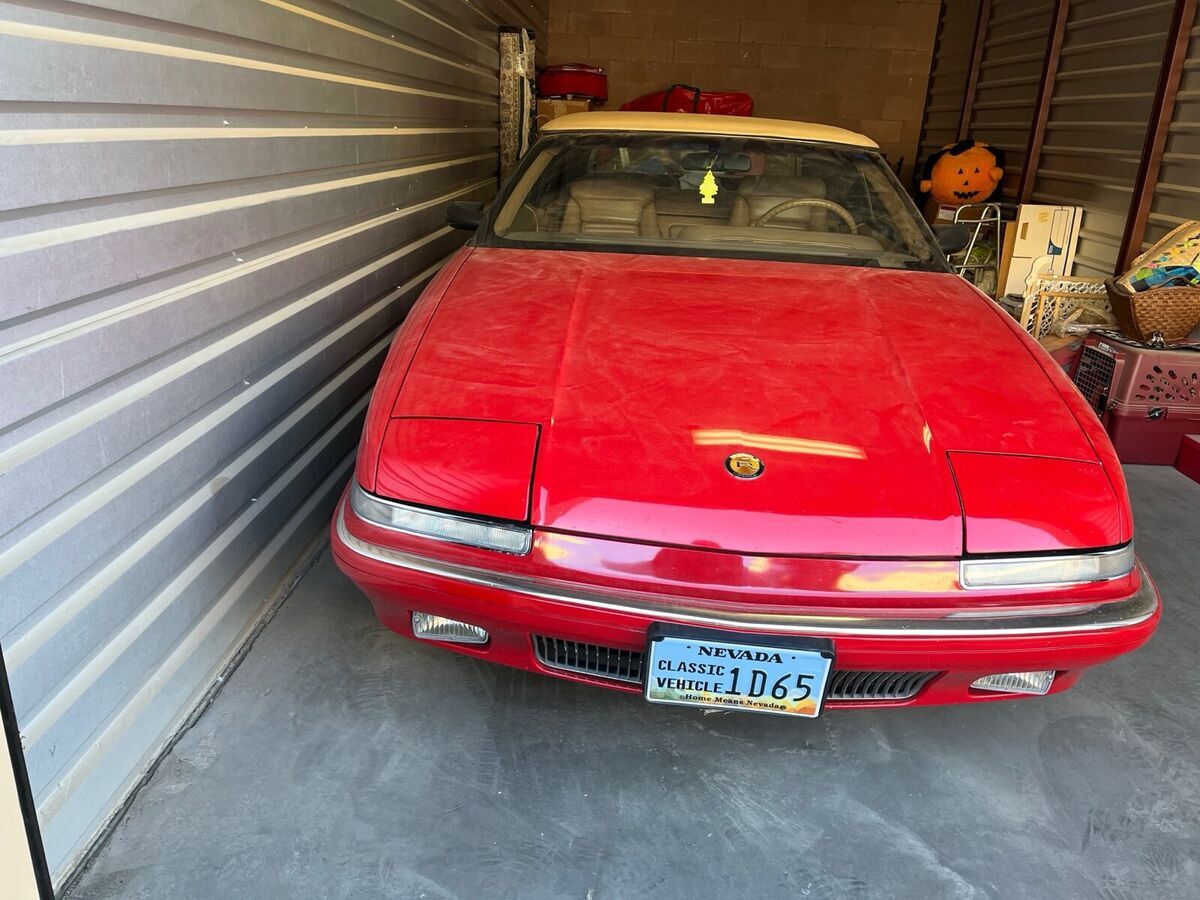 1991 buick reatta convertible red automatic, extra clean, gm dealer serviced