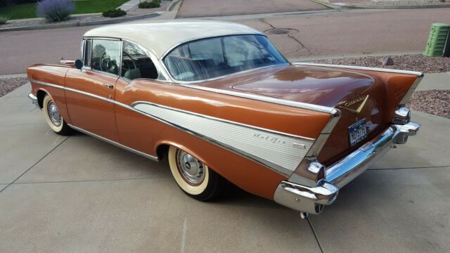 1957 chevy bel air sierra gold