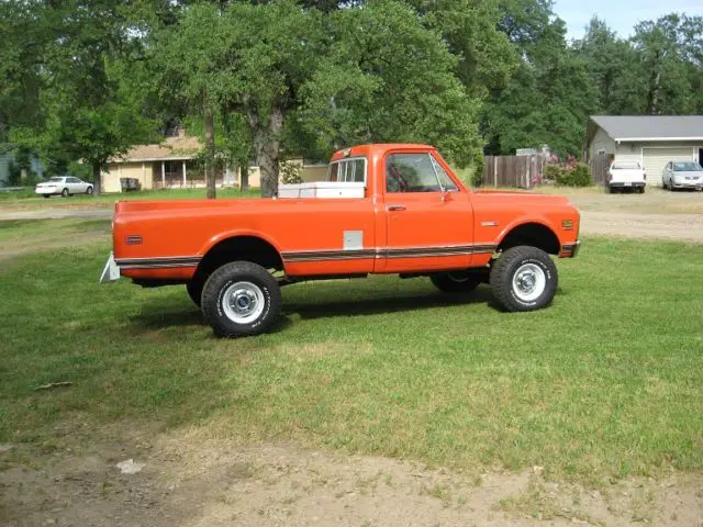 1972 chevy cheyenne k10 cheverolet 4x4 original low mile survivor! c10 k20 super