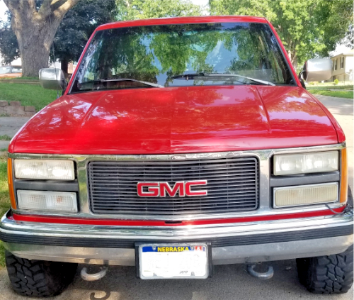 gmc sierra c/k 2500 6.2l diesel 8ft bed new paint custom wheels 4wd 4x4 auto nr