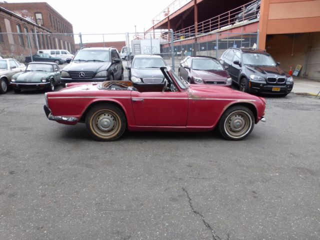 1964 triumph tr4 with overdrive running engine for restoration