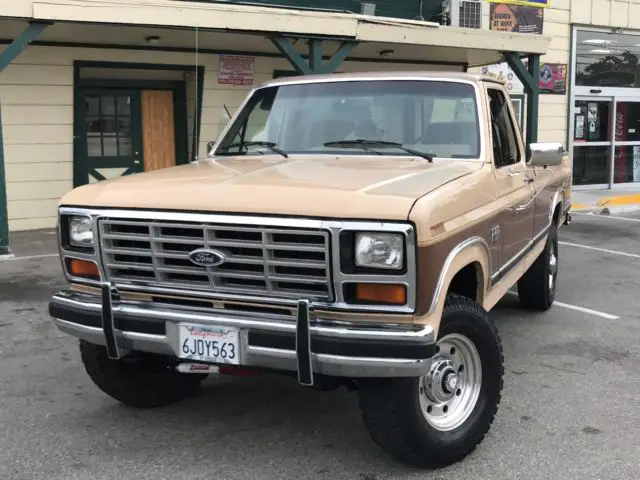 1986 ford f-250 lariat xlt longbed 4x4 idi 6.9l diesel