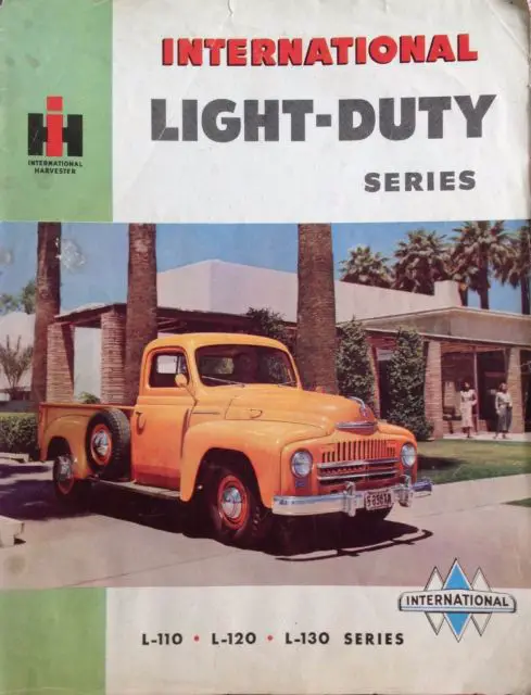 1953 international l-110 long bed service truck