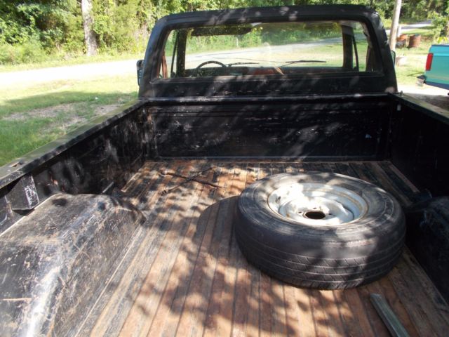 1979 custom deluxe chevrolet truck 36,880 miles / color is black