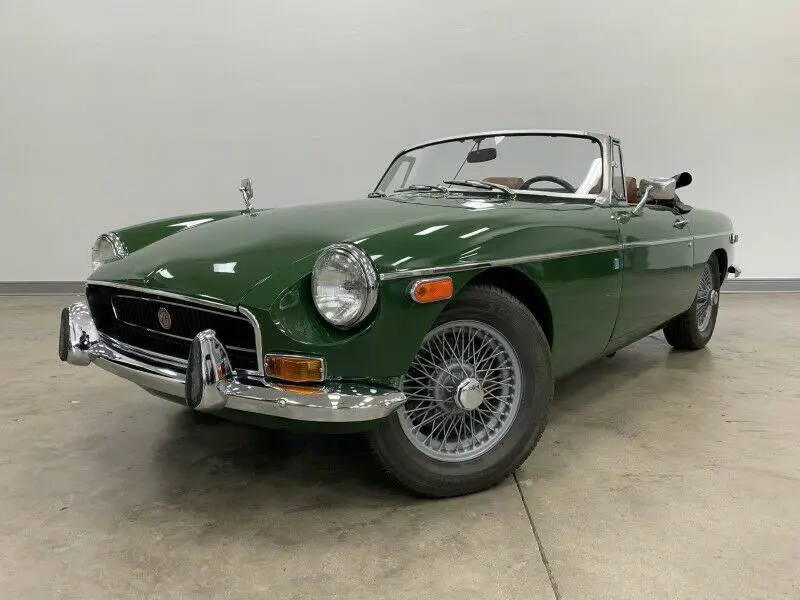 1971 mg mgb mgb 93776 miles british racing green convertible manual