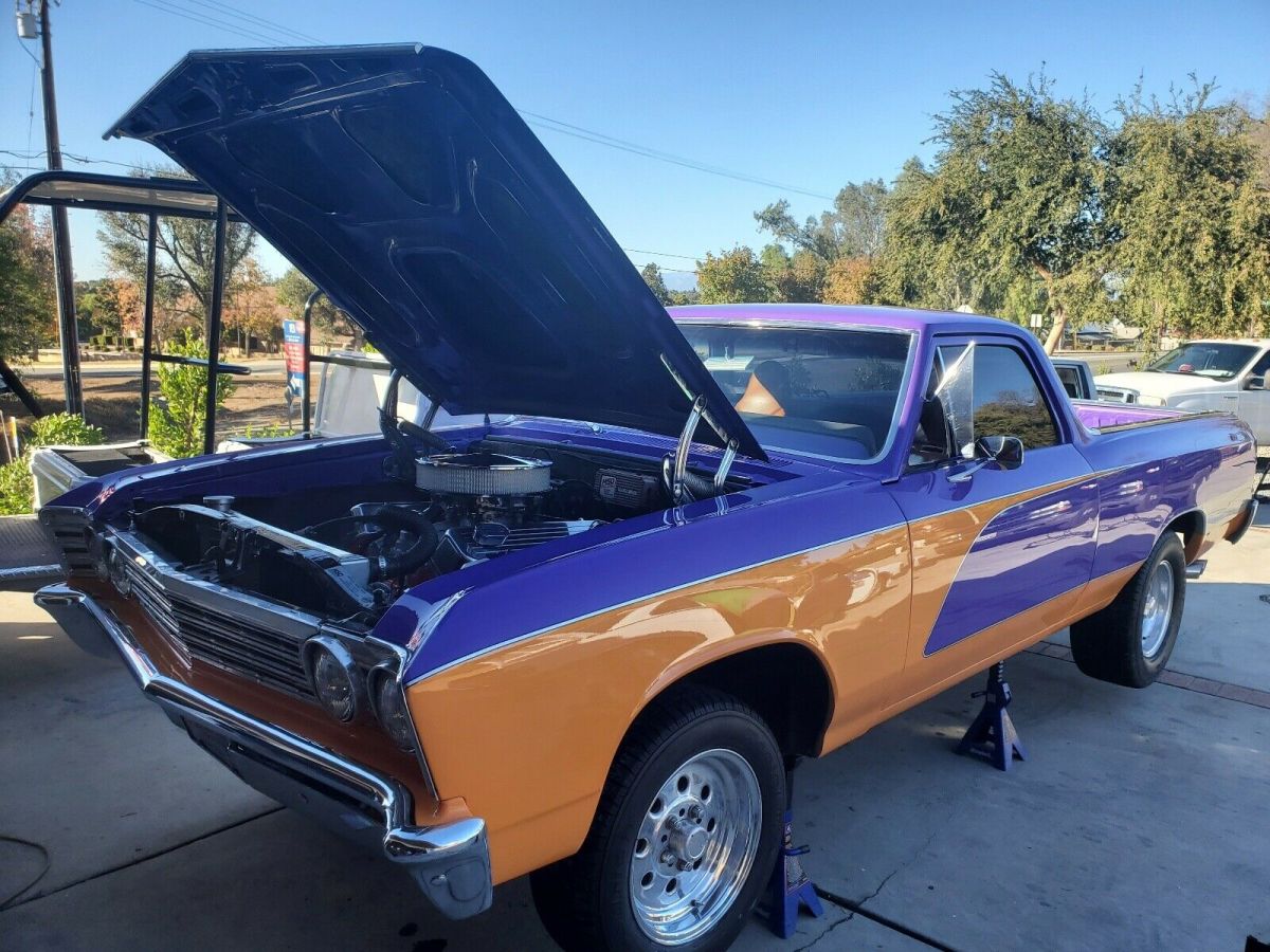 1967 chevrolet el camino sport coupe purple rwd automatic super sport