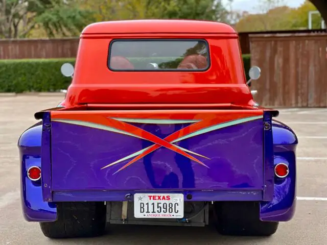 1957 gmc 100 blue rwd automatic