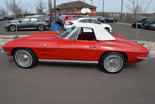 1964 corvette stingray *327/365hp 4spd* 2 tops # match high quality driver