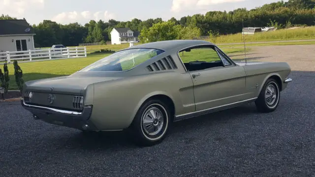 1966 ford mustang 2+2 fastback unmolested original rare sauterne gold paint
