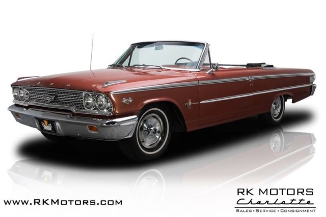 1963 ford galaxie 500 xl chestnut convertible 406 v8 4 speed manual