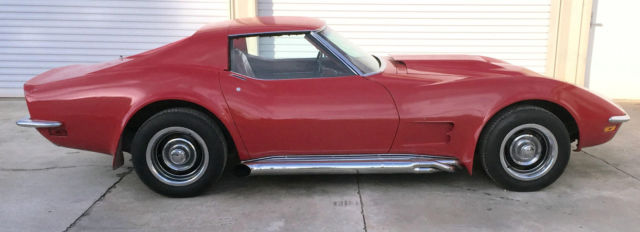 1971 corvette 350 4 speed t-top runs good many new parts !
