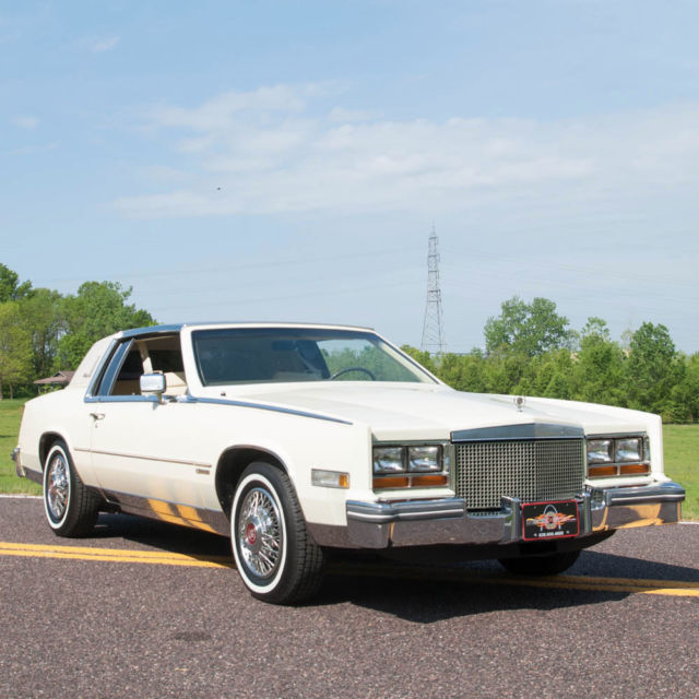1981 cadillac eldorado biarritz coupe,desirable waxberry yellow exterior,368 cid