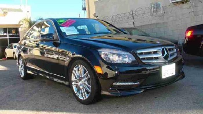 2011 mercedes-benz c300 4dr black 25,136 mile in los angeles, ca
