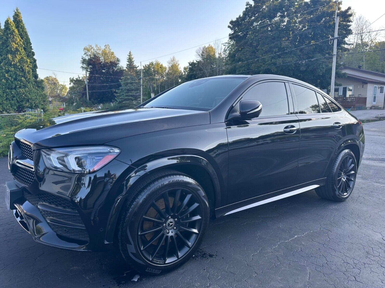 mercedes benz gle450 amg package black out